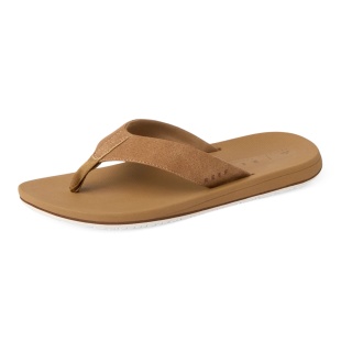 Reef flip-flops The Nox (leather) tobacco brown men